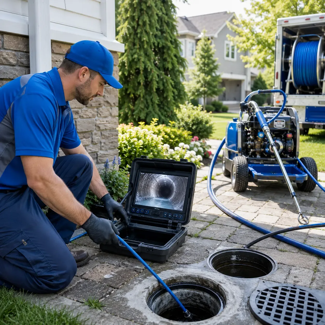 Outdoor drain cleaning professionals serving Hondo, TX
